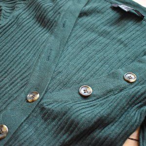 Emerald Midi bodycon Long-sleeve Sweater Dress